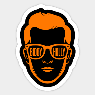 Buddy Holly -  Rock 'n' roll pioneer - whose melodies still echo through time Sticker